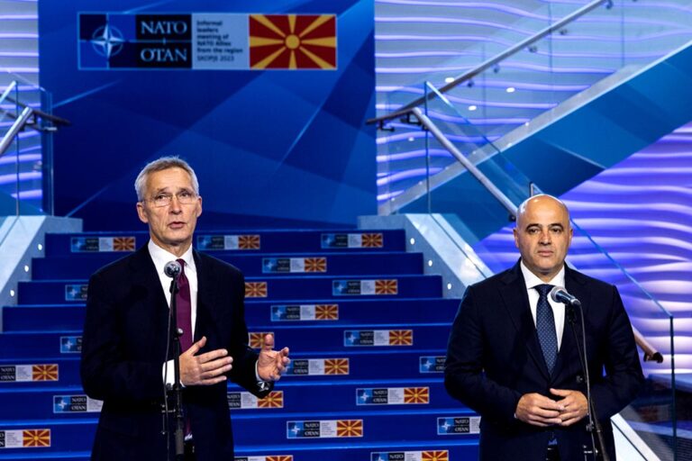 NATO Secretary General Concludes Western Balkan Tour with Key Meeting in Skopje