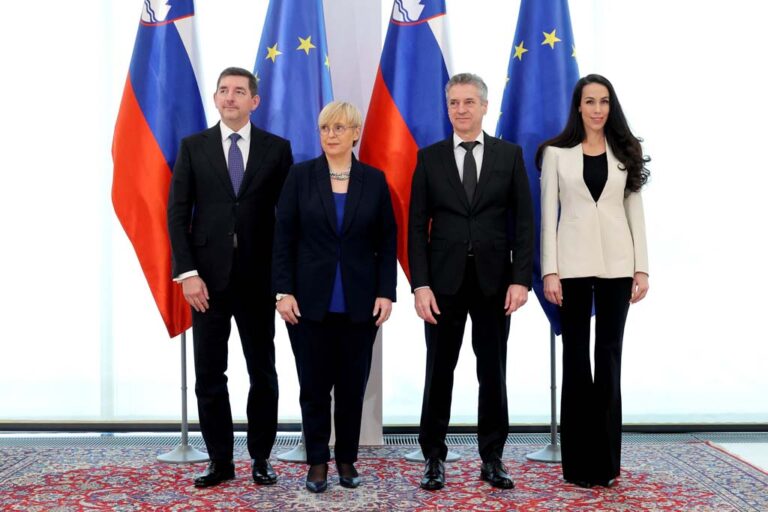 Slovenian Leaders Acknowledge International Solidarity at New Year’s Diplomatic Reception