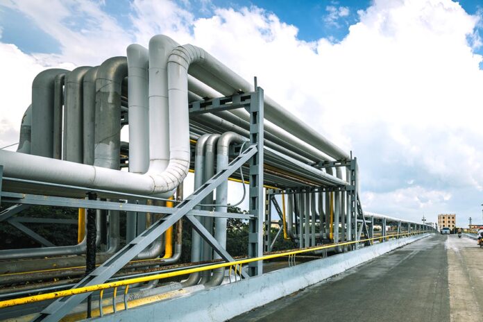 Pipelines and roads