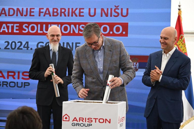 Ariston Commences Construction of New Factory in Niš, Serbia