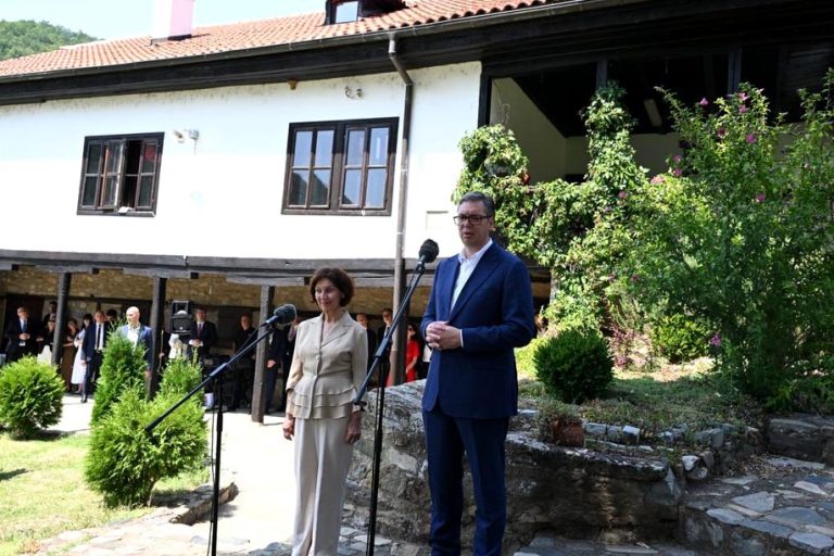 North Macedonian President Siljanovska Davkova Hails Strong Relations with Serbia