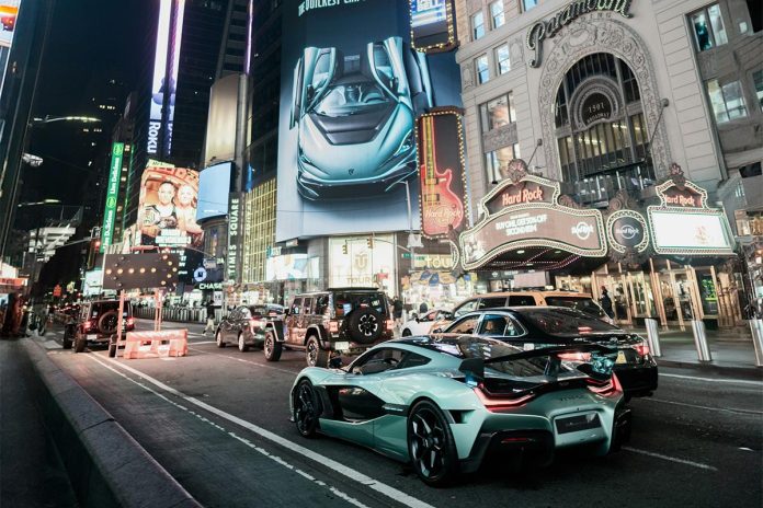 Rimac Automobili Unveils Nevera R Hypercar on U.S. East Coast Tour New York 2024 3