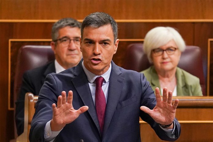 Madrid,Spain;,05,10,2023:,Pedro,Sanchez,Perez-castejón,Prime,Minister
