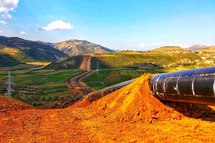 Trans,Adriatic,Pipeline,(tap),Oil,Pipeline,In,The,Southeastern,Europe