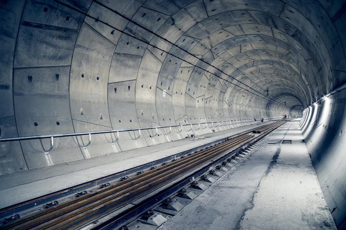 Building,Of,Railway,Tunnel.,"ejpovice,Tunnel".,Railway,Corridor,Construction