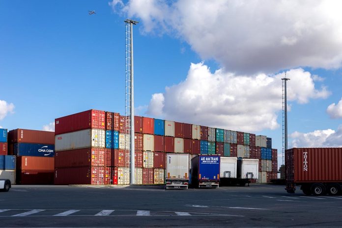 Dobanovci,,Serbia,-,October,16,,2023:,Reach,Stacker,Lifting,Logistics