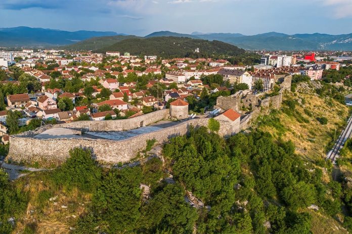 Aerial,View,Of,Fort,Bedem,In,Nikši?,,Montenegro,-,Ottoman