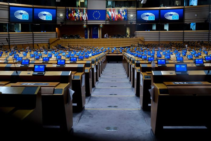 Interior,View,Of,European,Parliament,,Brussels,,Belgium,On,September,4,