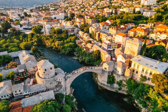 Historical,Mostar,Bridge,Known,Also,As,Stari,Most,Or,Old