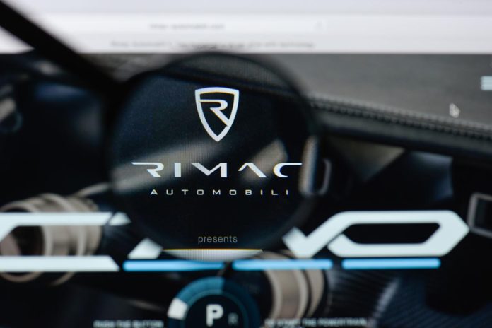 Milan,,Italy,-,August,20,,2018:,Rimac,Automobili,Website,Homepage.