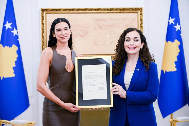 Dua Lipa Granted Kosovo Citizenship by Presidential Decree