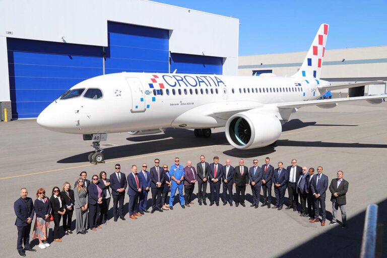 Croatia Airlines Introduces World’s First 127-Seat Airbus A220-100