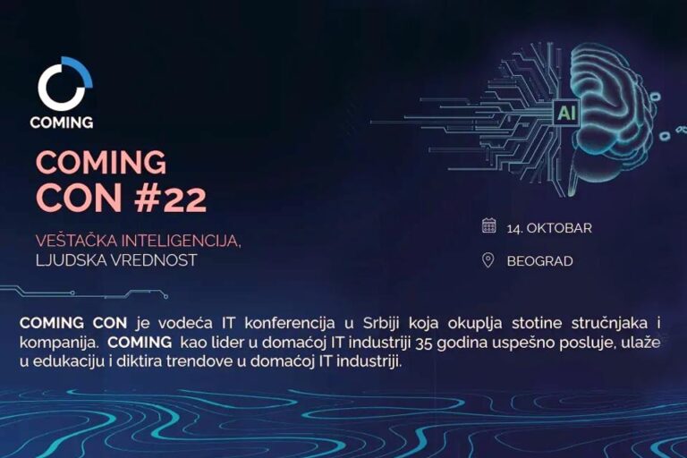 COMING CON #22: AI, Human Value, and the Future of IT in Serbia