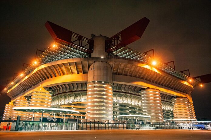 Milan,,Italy,-,October,01,,2019:,The,Stadio,Giuseppe,Meazza
