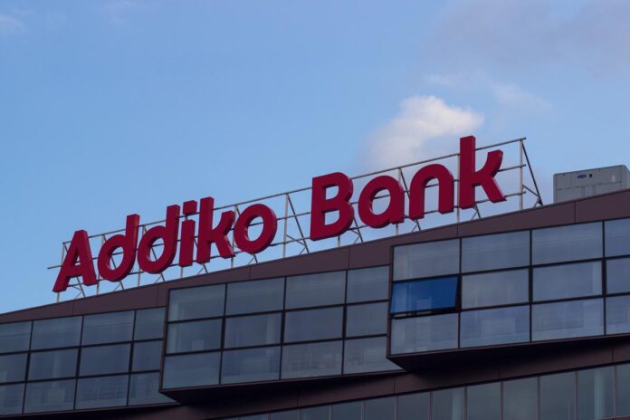 Belgrade,,Serbia,-,?april,?4,,?2021:,Addiko,Bank,Logo,Sign