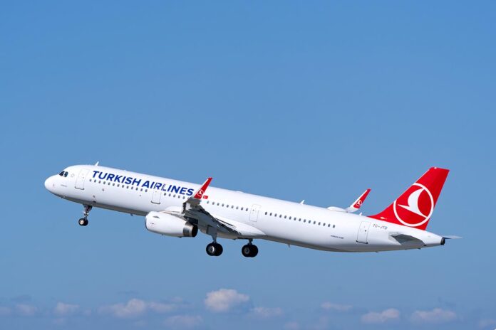 Turkish,Airlines,Passenger,Airplane,Airbus,A321-200,Registration,Tc-jtd,Taking,Off