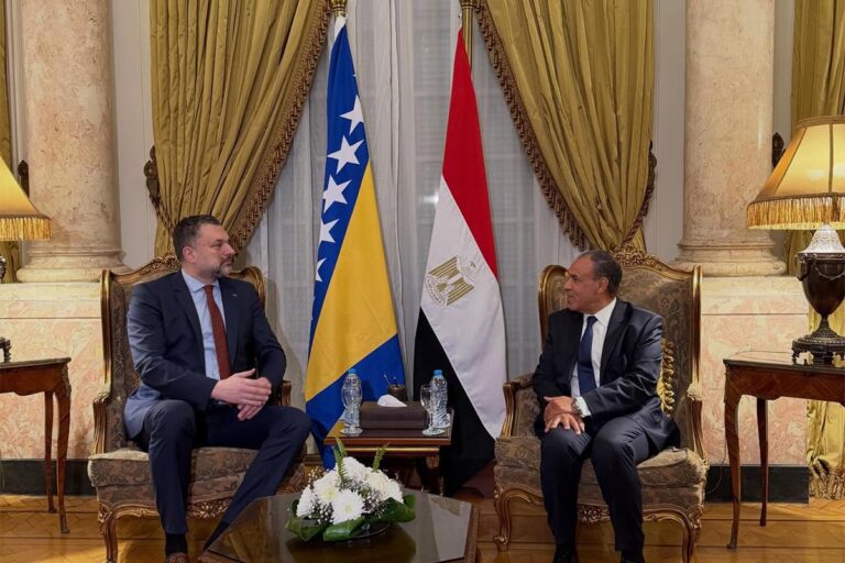 BiH and Egypt Discuss Regional Developments and Cooperation