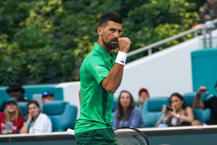 Miami,Gardens,,Florida,-,March,27,,2025:,Novak,Djokovic,Of