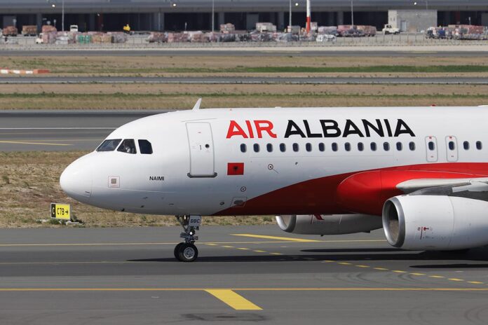 Istanbul,,Turkey,-,October,05,,2021:,Air,Albania,Airbus,A320-232