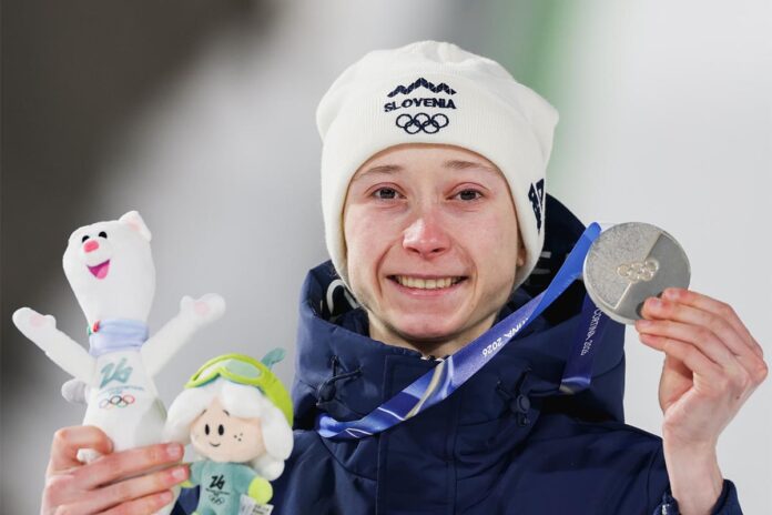Nika Prevc Wins A Silver Medal