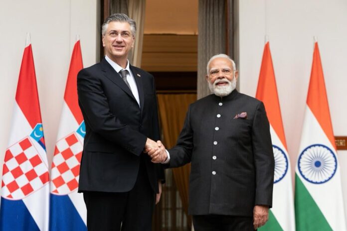 Plenković Meets Modi India