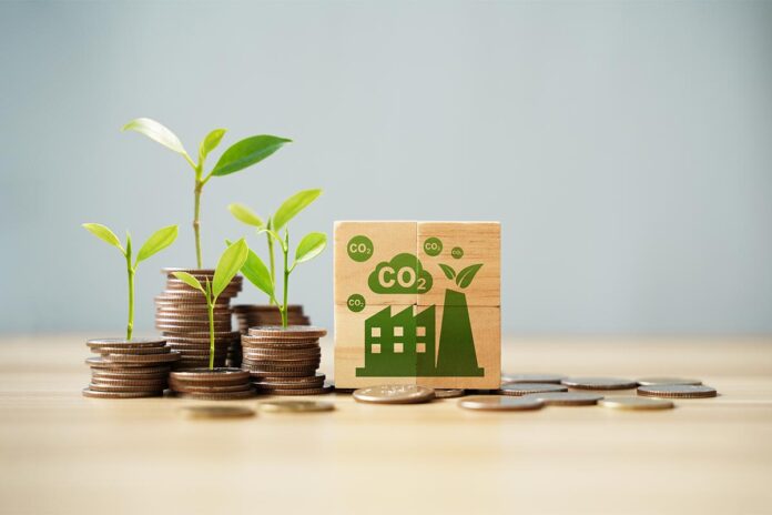 The,Concept,Of,Carbon,Credits,To,Reduce,Carbon,Emissions,,Net