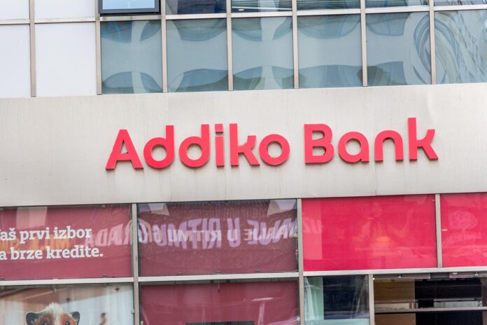 Zagreb,,Croatia,-,June,11,,2024.,Addiko,Bank,Logo,On