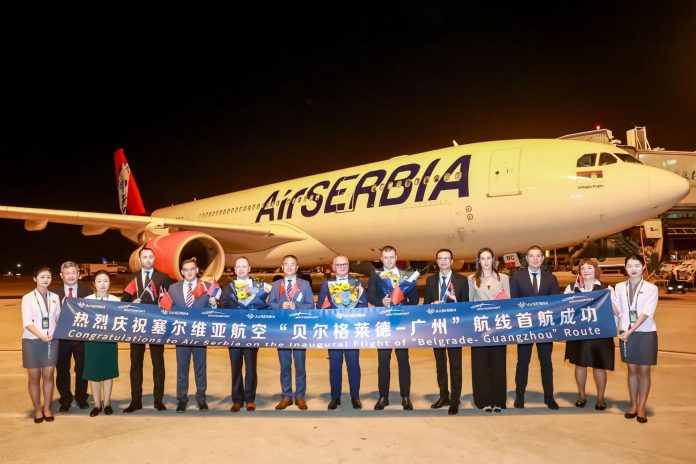 Air Serbia Launches First Direct Flight Between Belgrade and Guangzhou Air Serbia Launches First Direct Flight Between Belgrade and Guangzhou