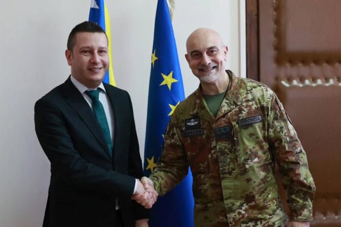 EUFOR Commander Meets BiH Deputy Defence Ministers EUFOR Commander Meets BiH Deputy Defence Ministers