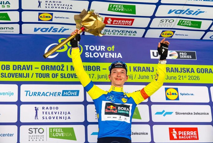 Florian Lipowitz osvojil Dirko po Sloveniji Florian Lipowitz osvojil Dirko po Sloveniji