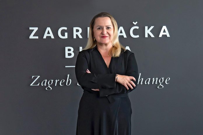 Zagreb, 01.10.2025 - Ivana Gazic, predsjednica uprave Zagrebacke burze