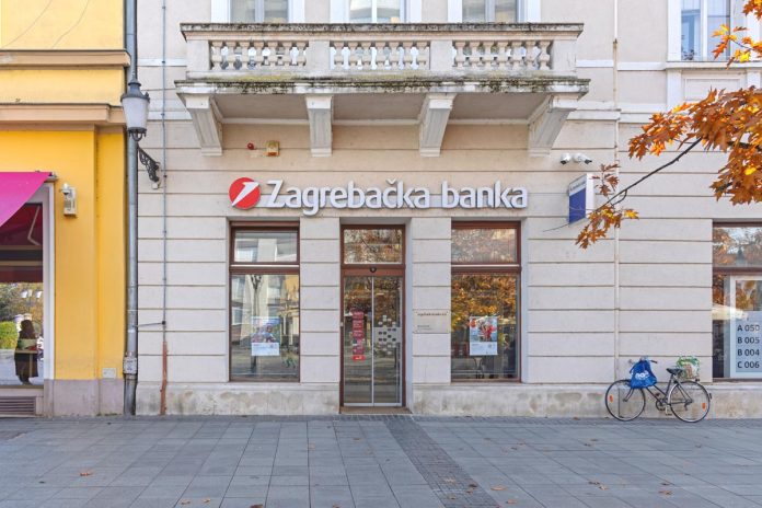 Slavonski,Brod,,Croatia,-,October,23,,2024:,Zagrebacka,Bank,By
