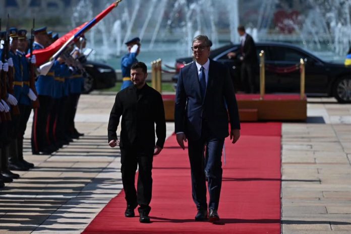 Zelensky and Vucic